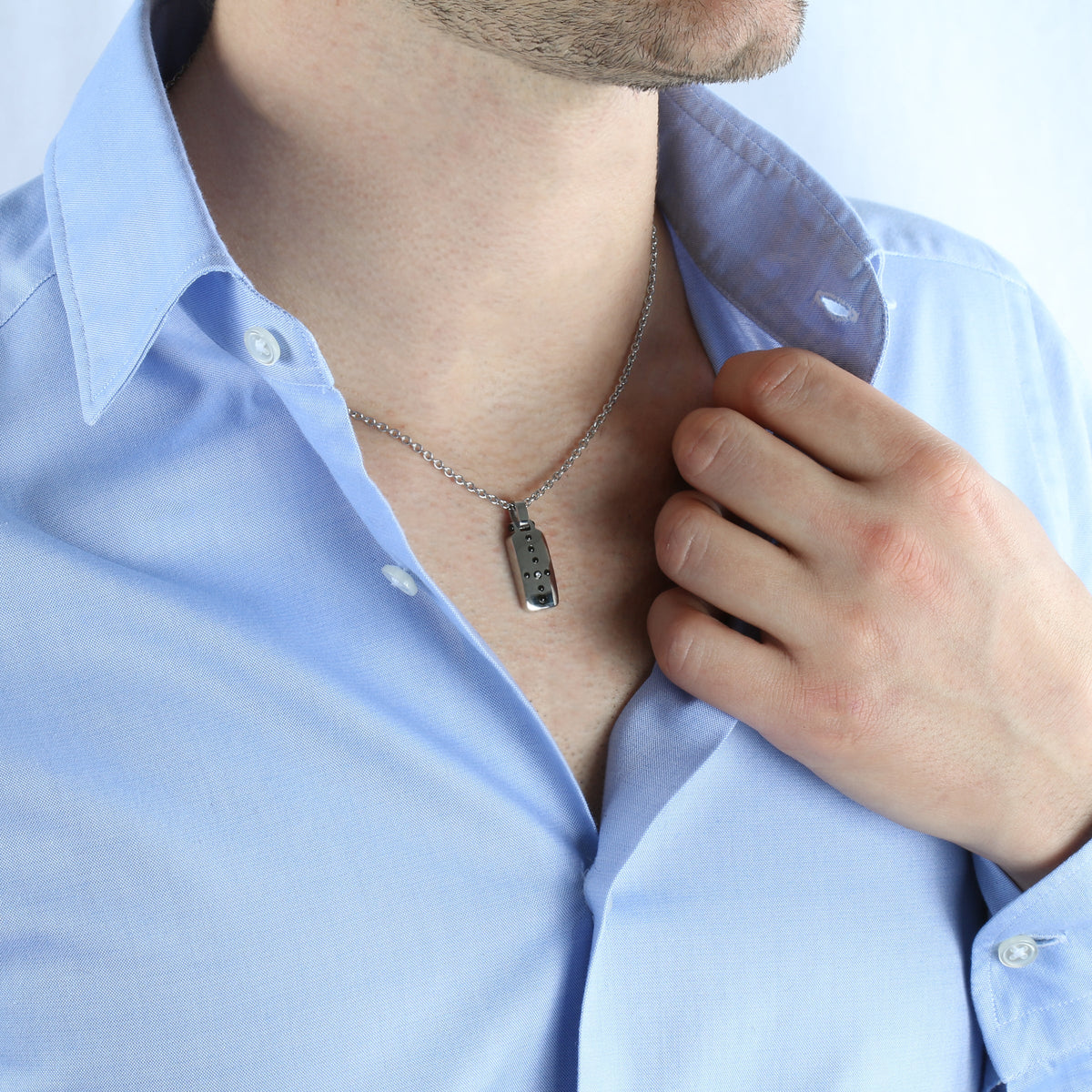 COLLANA UOMO MORELLATO CROSS SKR31