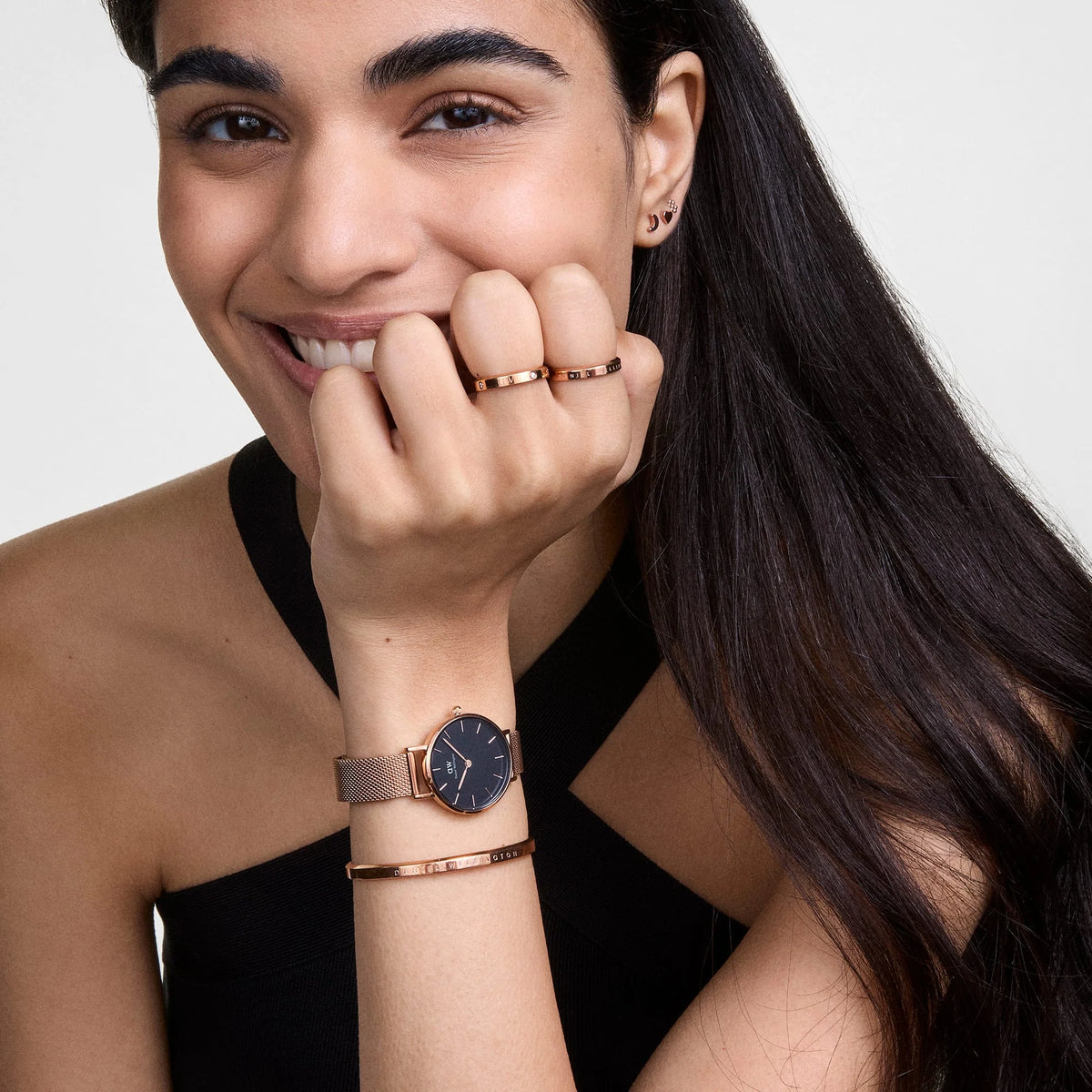 Orologio donna Daniel Wellington Petite Melrose DW00100303-DANIEL WELLINGTON-Eldorado Jewels