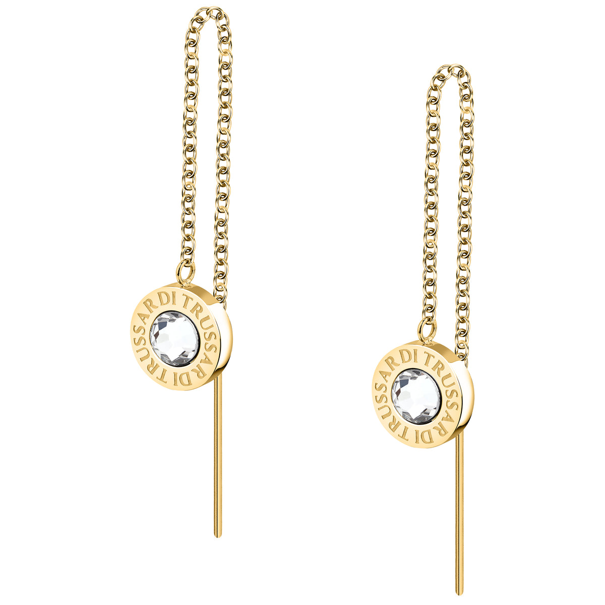 ORECCHINI DONNA TRUSSARDI T-LOGO TJAXC117-TRUSSARDI-Eldorado Jewels