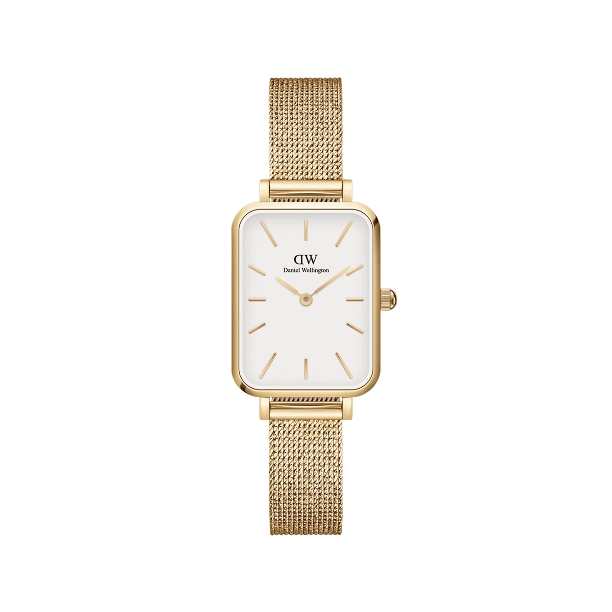 Orologio Daniel Wellington Quadro Pressed Evergold DW00100556-DANIEL WELLINGTON-Eldorado Jewels